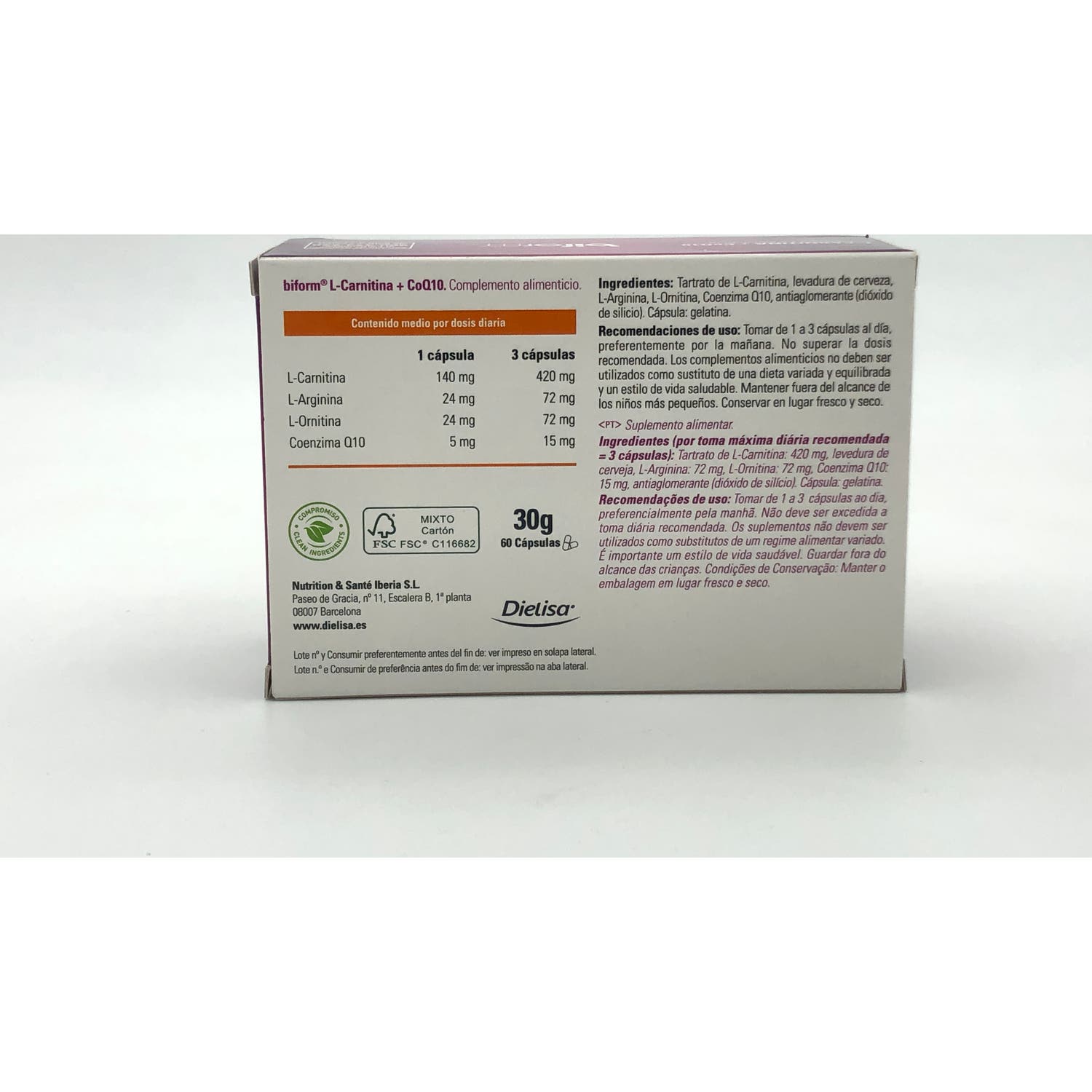 Biform L-Carnitina + Q10 60caps