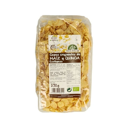 Eco-Salim Copos de Maiz Quinoa Crujientes Bio 250 g