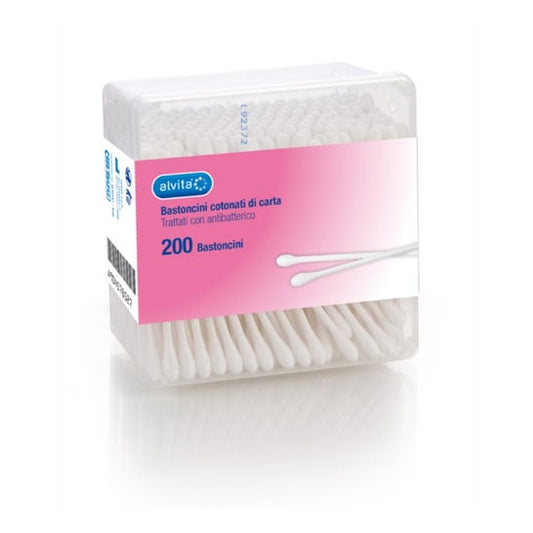 Alvita Bastoncillo de Papel 200uds