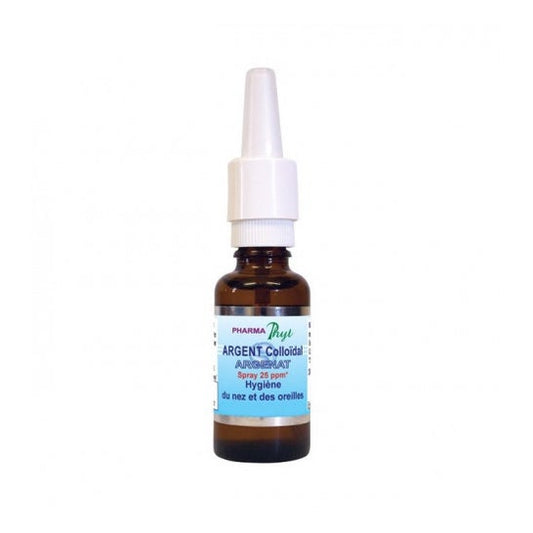 Pharmaphyt Silver Colloidal Spray 25Ppm Spray para la higiene de la nariz y el oído 30ml