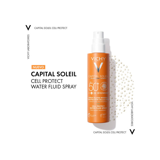 Vichy Capital Soleil Cell Protect Spray Fluido Invisible SPF50+ 200ml