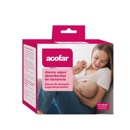 Acofar Discos Súper Absorbentes De Lactancia 36uds