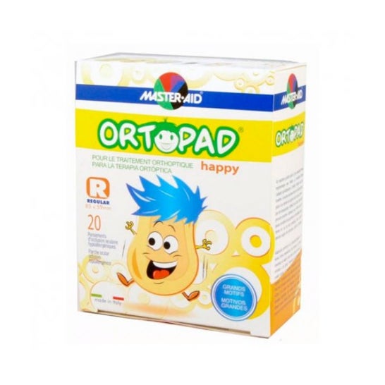 Ortopad Parche Ocular Happy Medium 20uds
