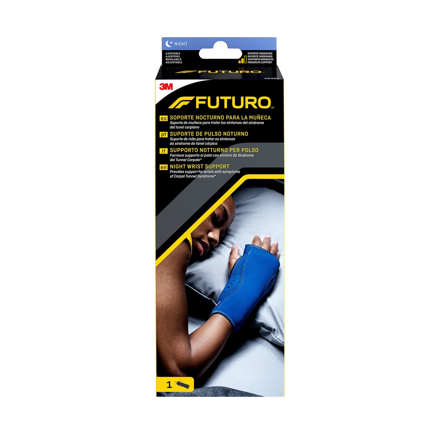 Futuro™ muñequera soporte carpiano noche 1ud