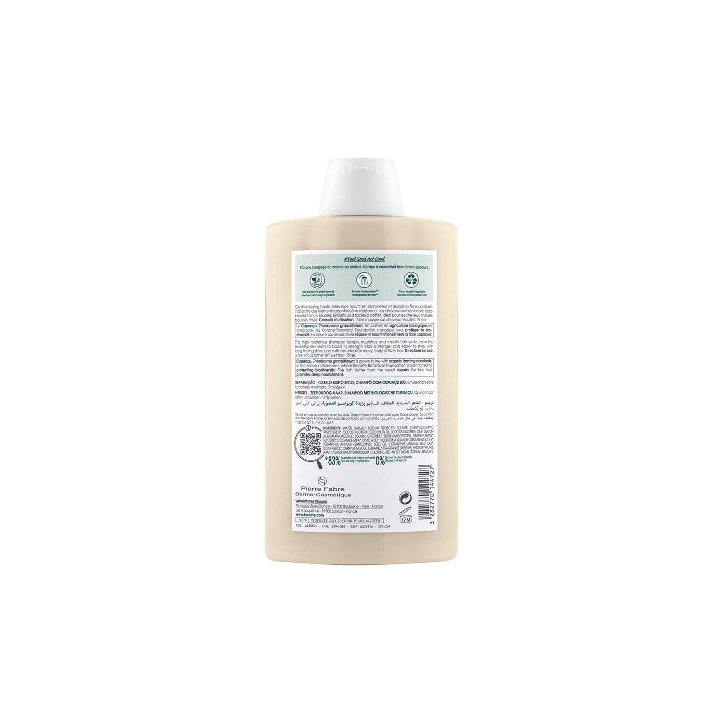 Klorane Champú al Cupuaçu BIO 400ml