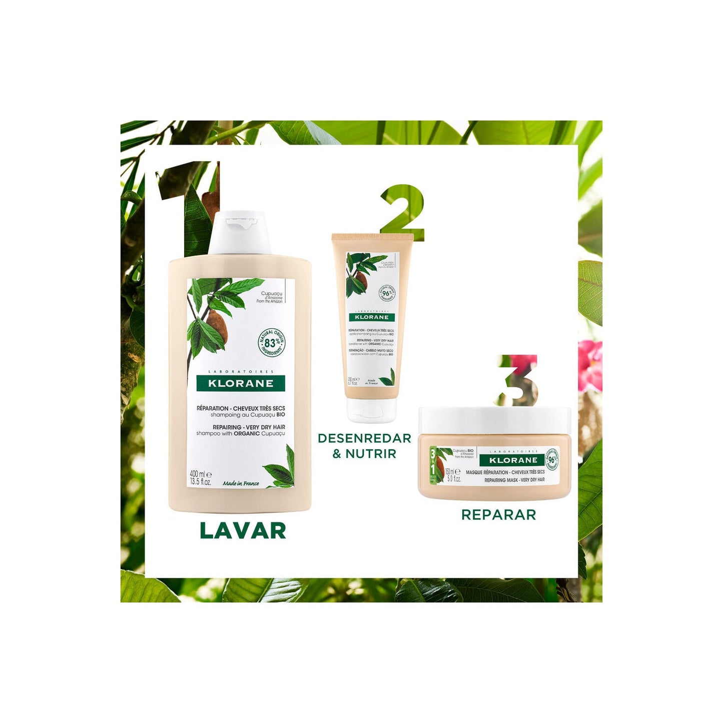 Klorane Champú al Cupuaçu BIO 400ml