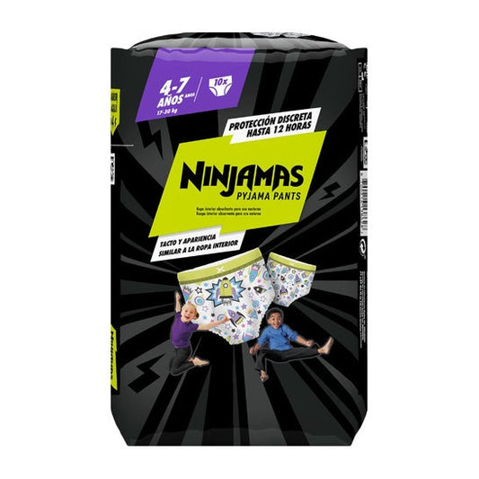 Dodot Ninjamas Pyjama Pants 4-7 años 10uds