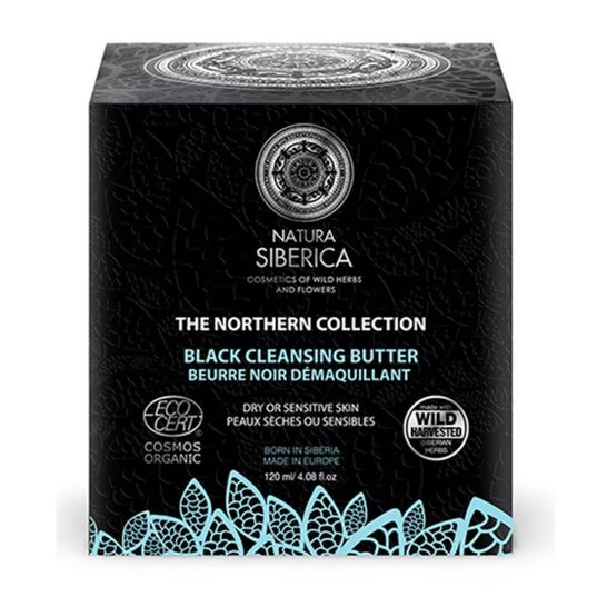 Natura Siberica Manteca negra limpiadora desmaquillante de uso diario 120 ml