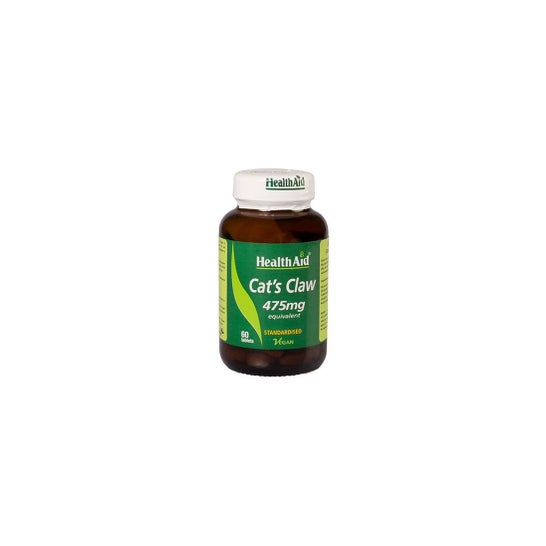 Health Aid Uña Gato 475mg 60 Tab