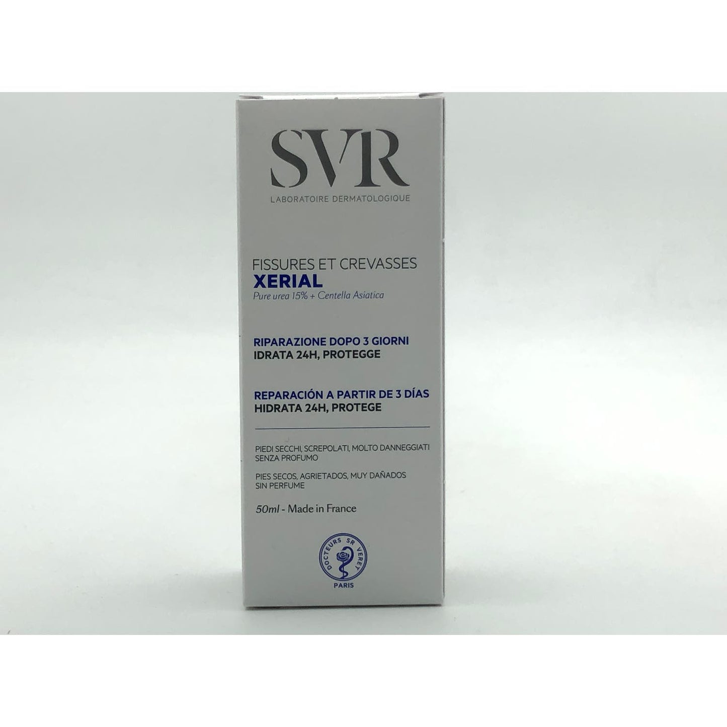 Xérial Fissures et Crevasses Crema Hidratante Protectora 24h 50ml