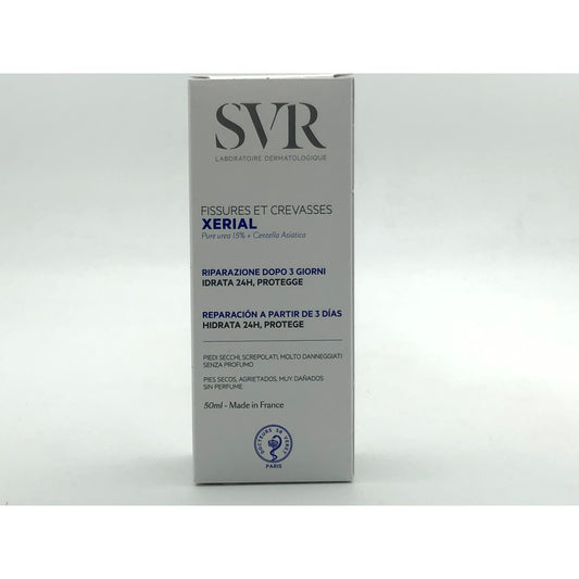 Xérial Fissures et Crevasses Crema Hidratante Protectora 24h 50ml
