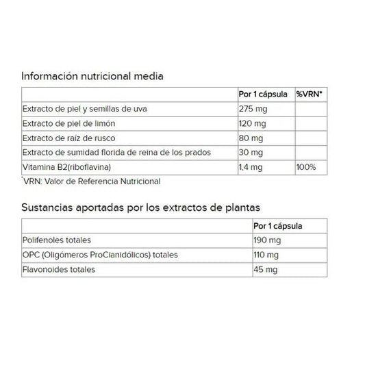 Arkopharma Venoforte Cápsulas Piernas Ligeras 30caps