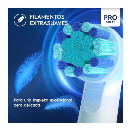 Oral-B Pro Kids 3+ Recambios Cepillo Eléctrico Spiderman 4uds
