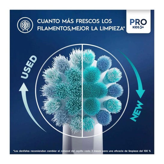 Oral-B Pro Kids 3+ Recambios Cepillo Eléctrico Spiderman 4uds