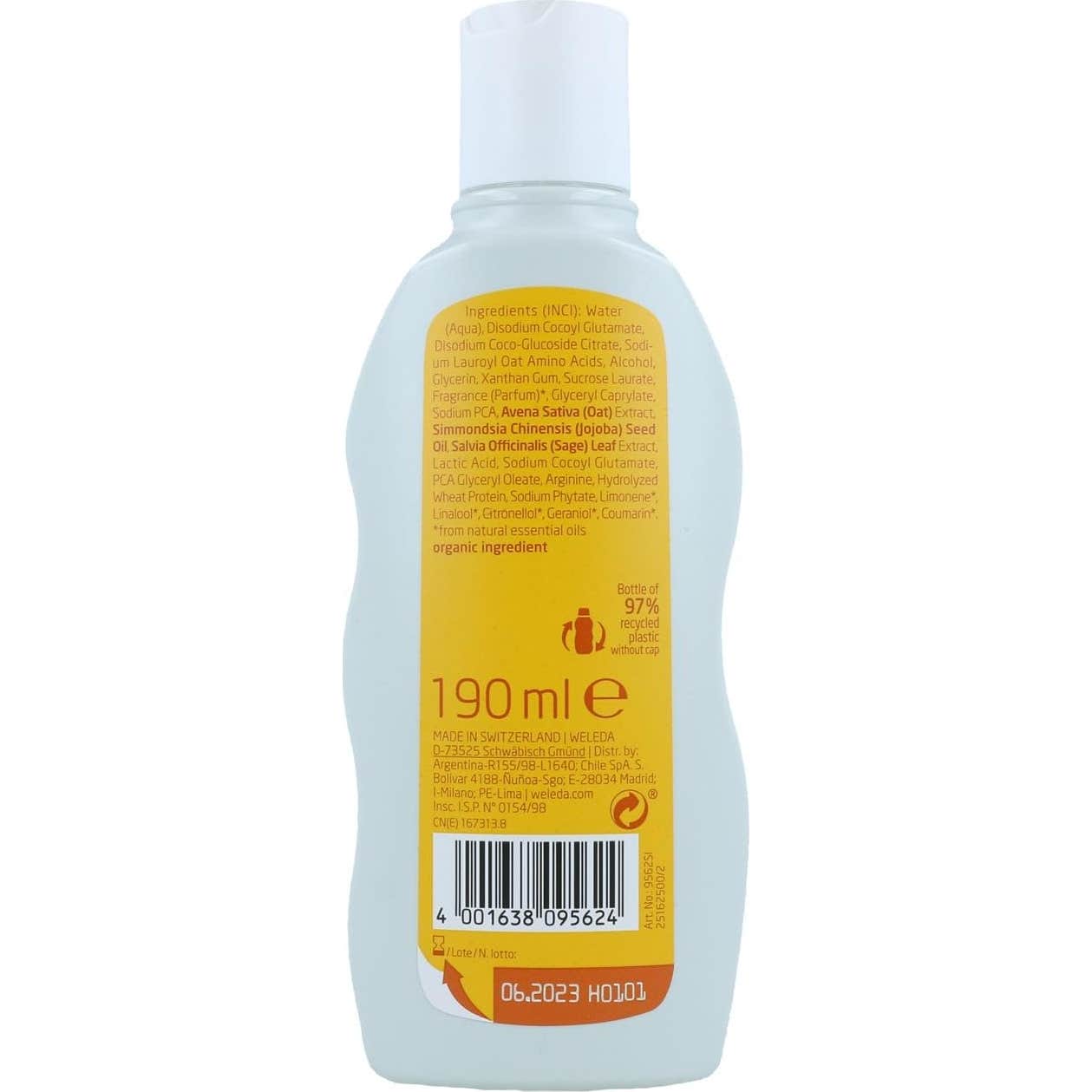 Weleda Champú Reparador de Avena 190ml
