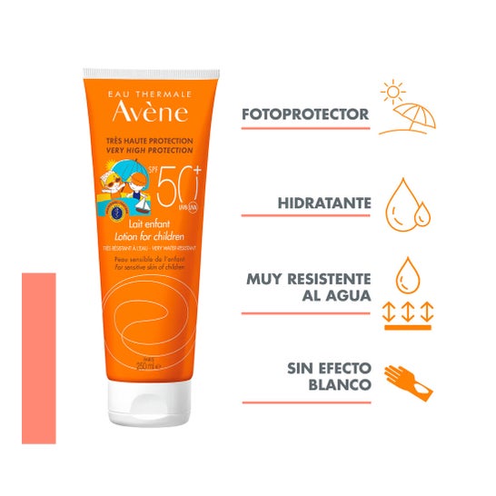 Avène Solar Leche SPF50+ Pediátrico (+2 años) 250ml