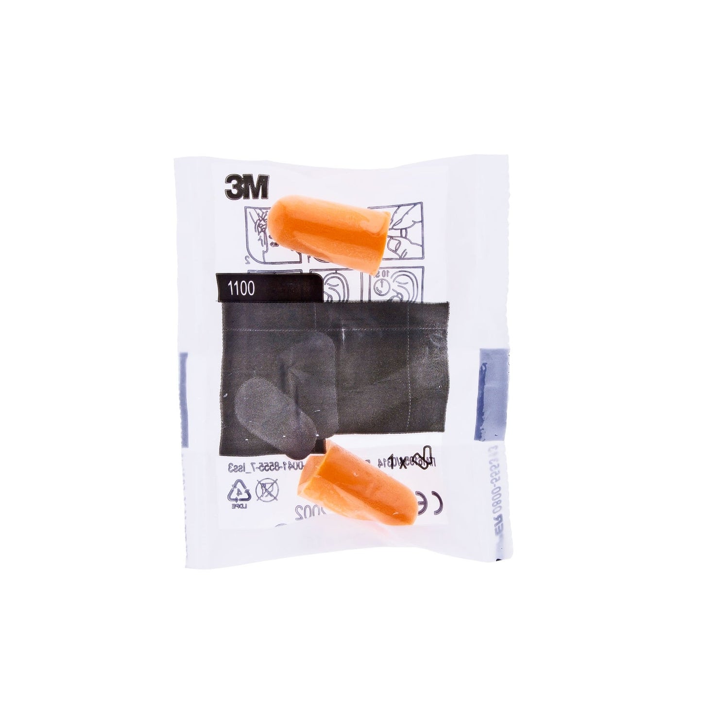 3M tapones para el ruido de poliuretano 2 pares