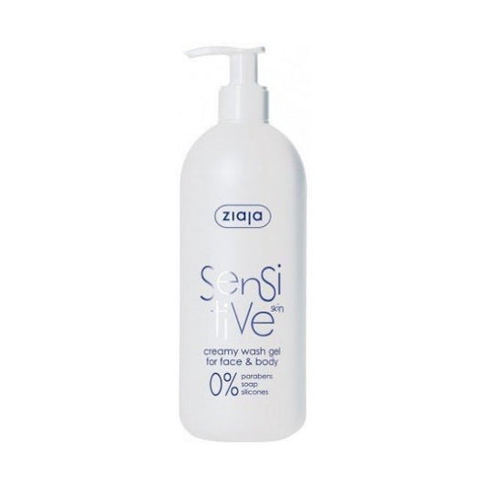 Ziaja Sensitive Gel Limpiador Rostro Y Cuerpo 400ml