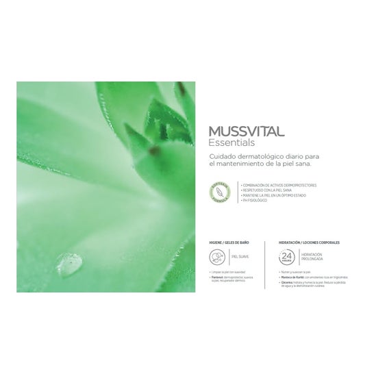 Mussvital Essentials Gel de Baño Aloe Vera 750ml