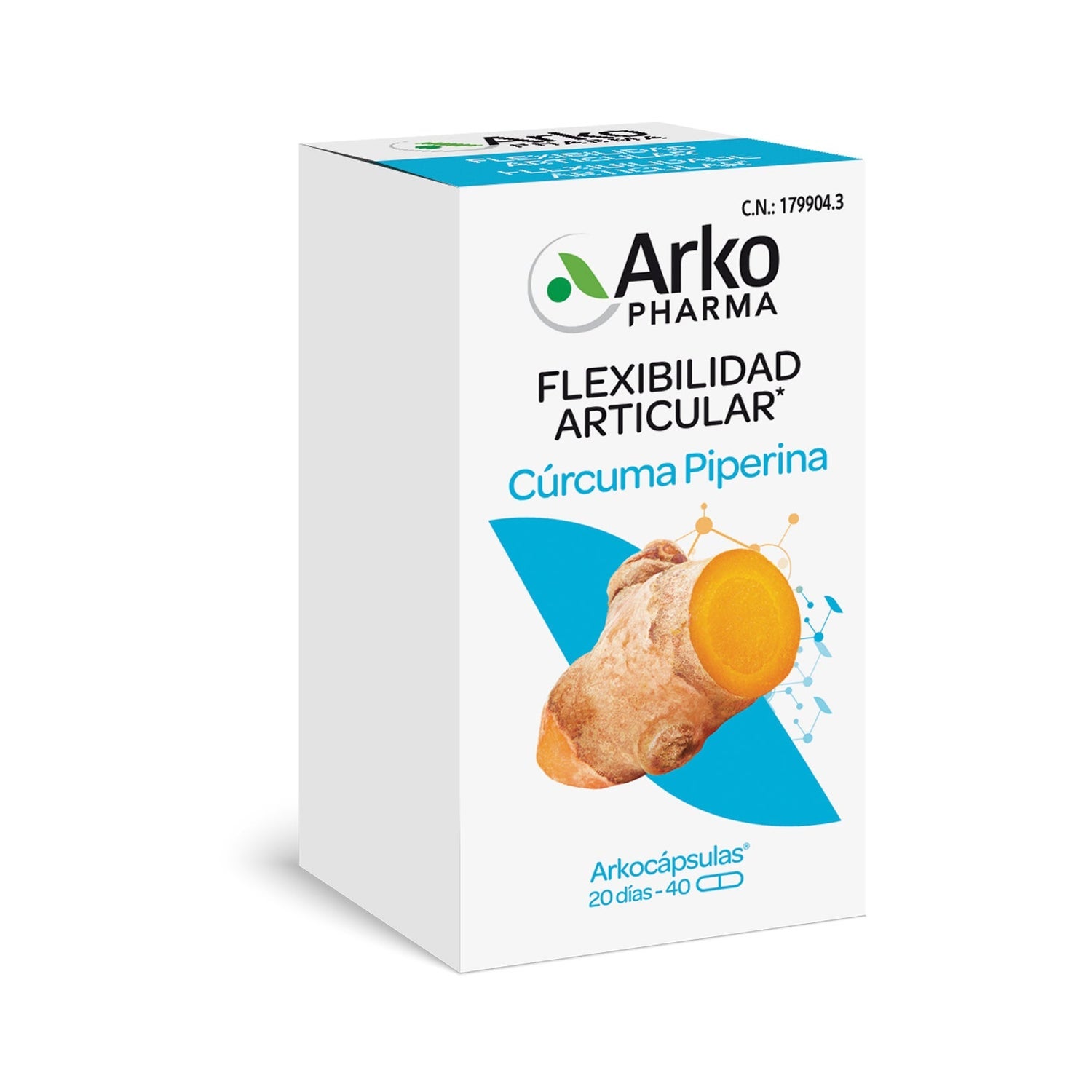 Arkopharma Arkocápsulas Cúrcuma Piperina 40caps