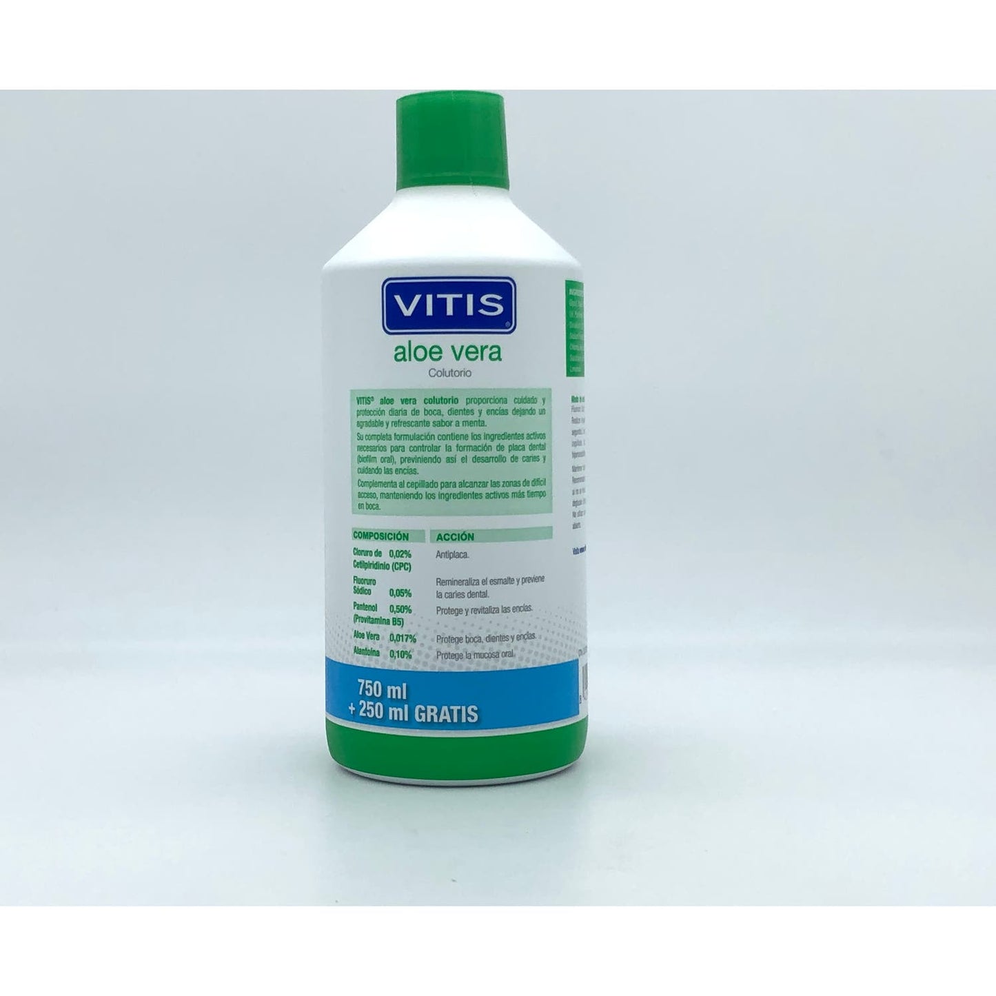 Vitis Aloe Vera Colutorio Sin Alcohol Sabor Menta 1000ml