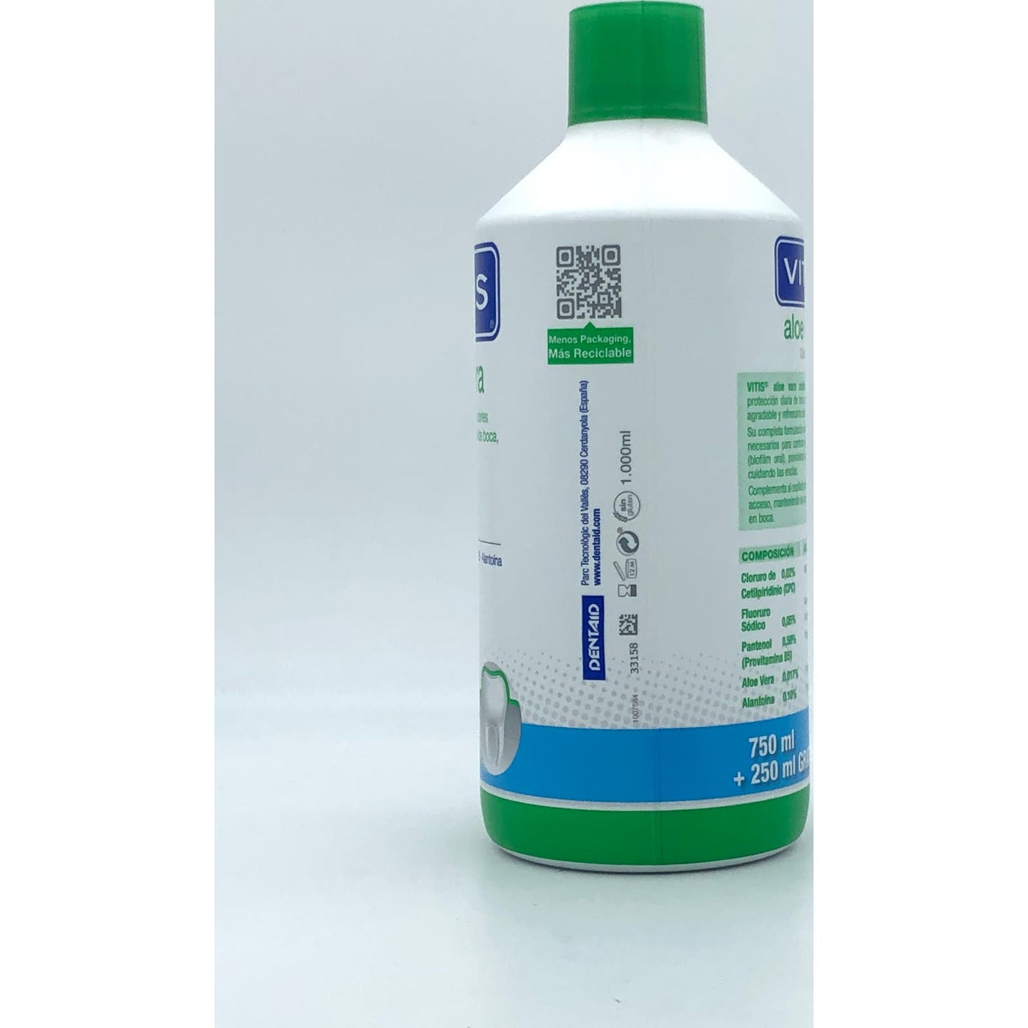 Vitis Aloe Vera Colutorio Sin Alcohol Sabor Menta 1000ml