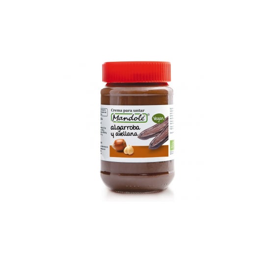 Mandole Crema Algarroba Avellana sin Grasa de Palma 375g