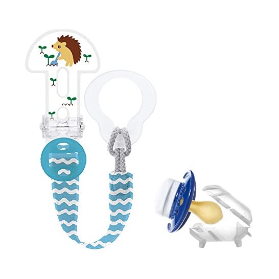 MAM Broche Chupete y Chupete Silicona Clip It! & Ori 1 Ranita ud
