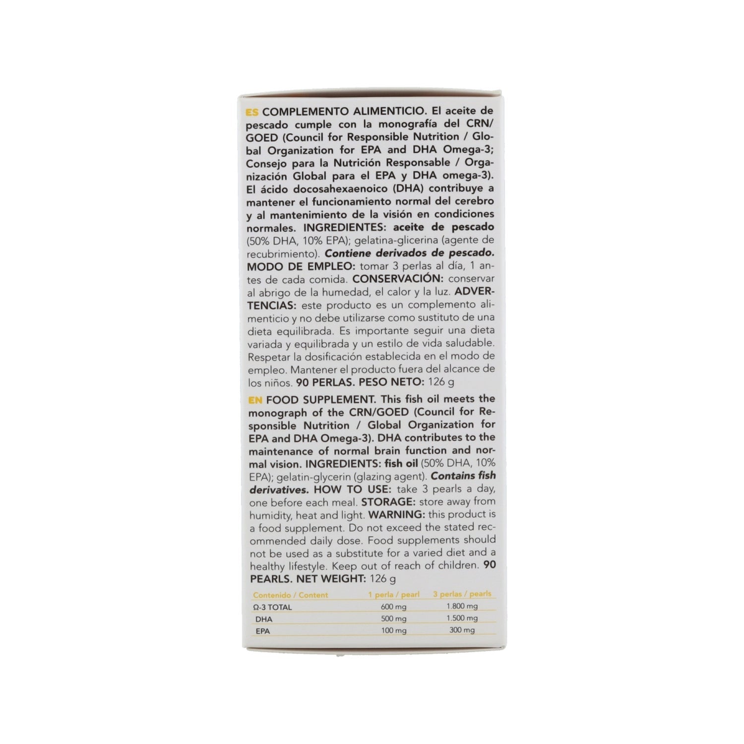 Dietéticos Intersa Dha Omega-3 y Epa Adultos 90 caps