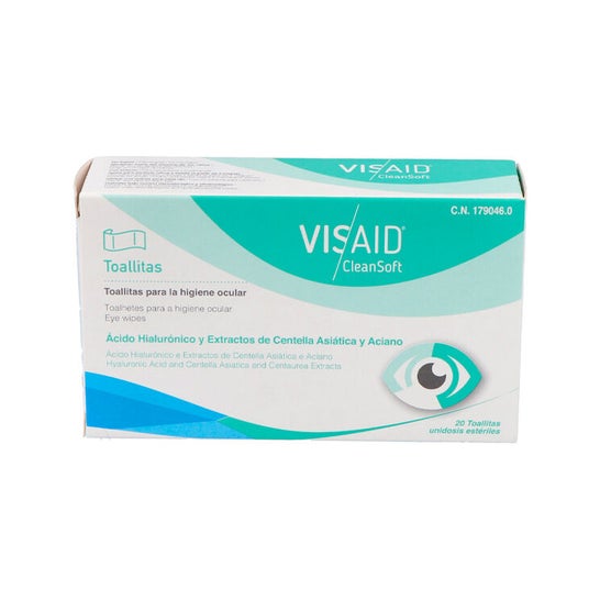 Visaid Clean Soft toallitas oftálmicas estériles 20uds