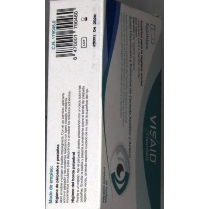 Visaid Clean Soft toallitas oftálmicas estériles 20uds