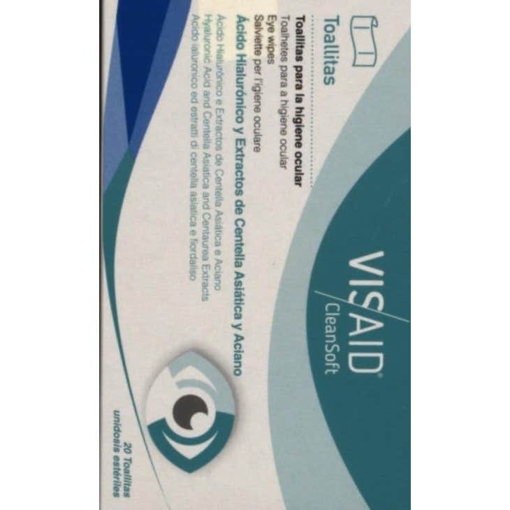 Visaid Clean Soft toallitas oftálmicas estériles 20uds