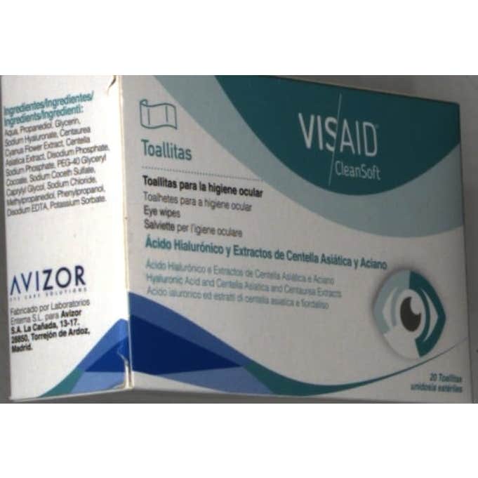 Visaid Clean Soft toallitas oftálmicas estériles 20uds