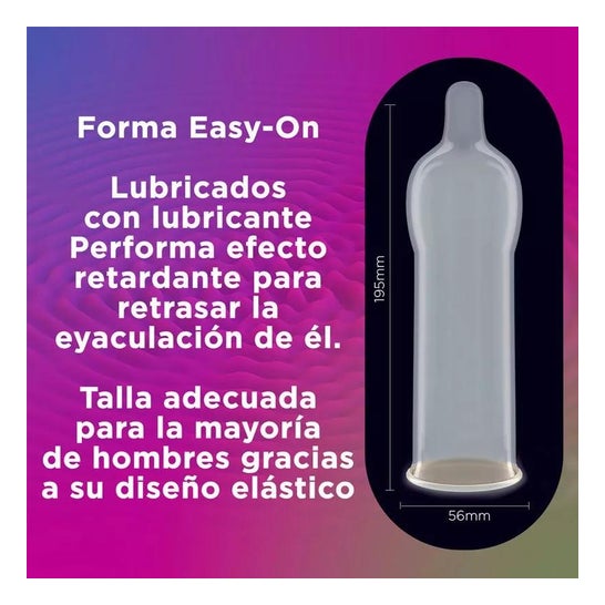 Durex Placer Prolongado Preservativos 12uds