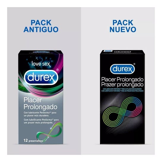 Durex Placer Prolongado Preservativos 12uds