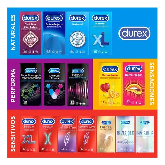 Durex Placer Prolongado Preservativos 12uds