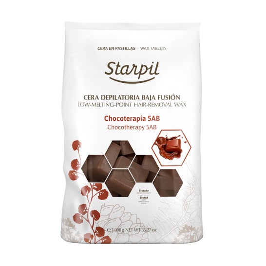 Starpil Cera Depilatoria Baja Fusión Chocotherapy 1000 g