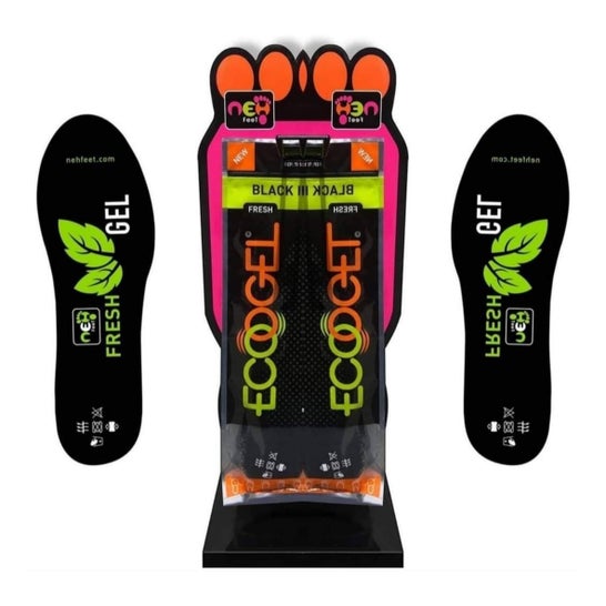 Neh Feet Plantilla Black Insoles Ecofresh T M 1 par