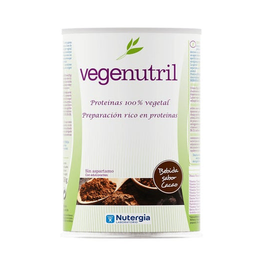 Nutergia Vegenutril Bebida de cacao tarro de 300g
