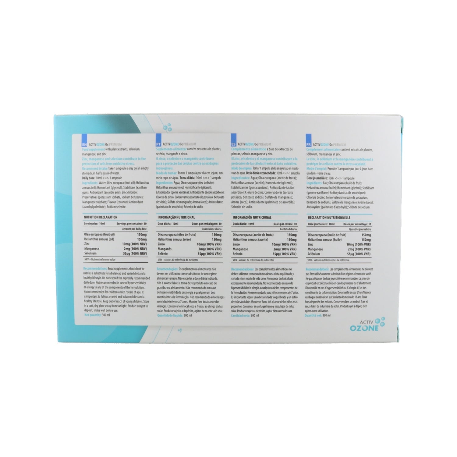 Activozone Oe Premium Ampollas 30x10ml