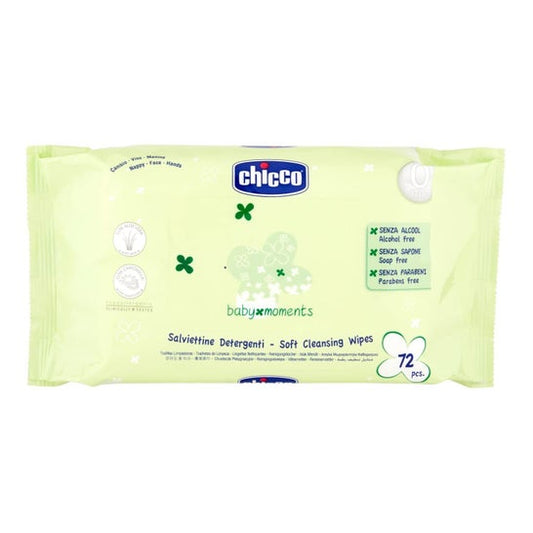 Chicco Baby Moments Toallitas Húmedas a las Flores 72uds