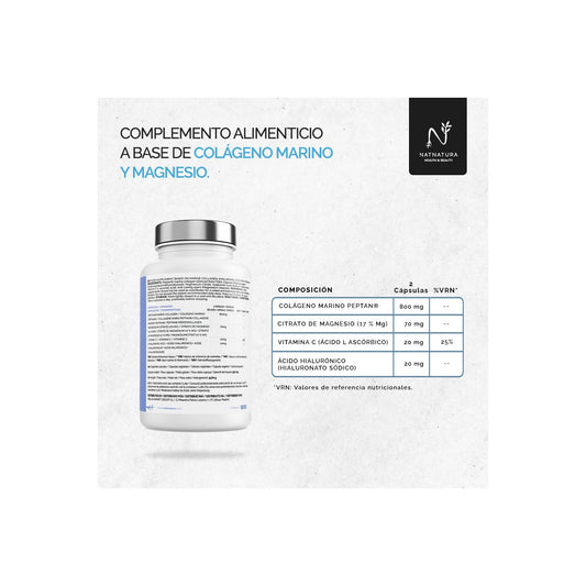 Natnatura Colágeno con Magnesio y Vitamina C 100caps