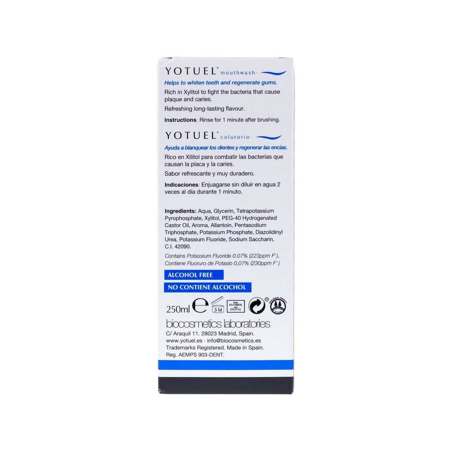 Yotuel Refreshing Whitening Mouthwash 250ml