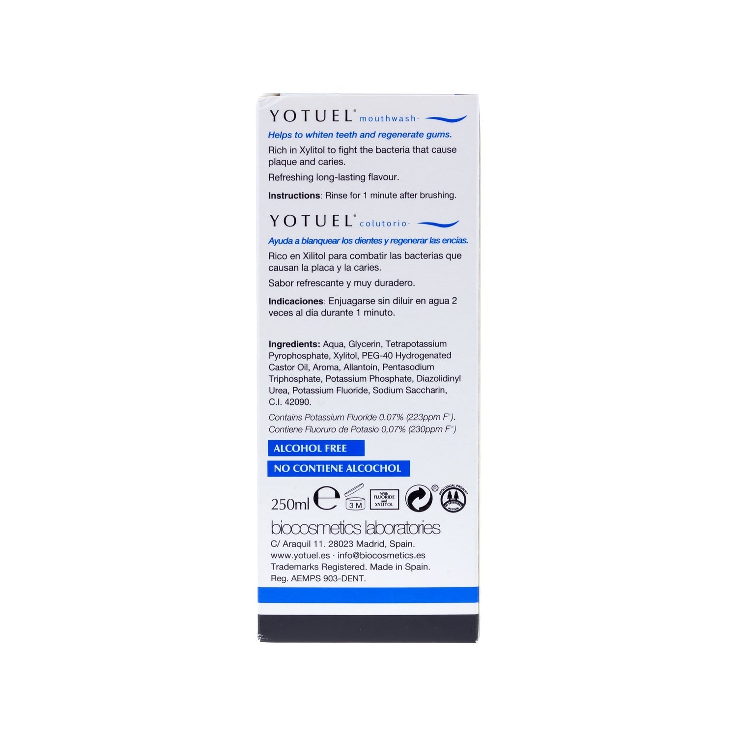 Yotuel Refreshing Whitening Mouthwash 250ml