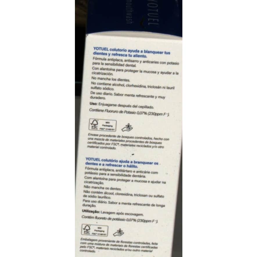 Yotuel Refreshing Whitening Mouthwash 250ml