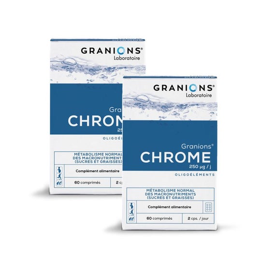 Granions De Chrome 250µg 2x60comp