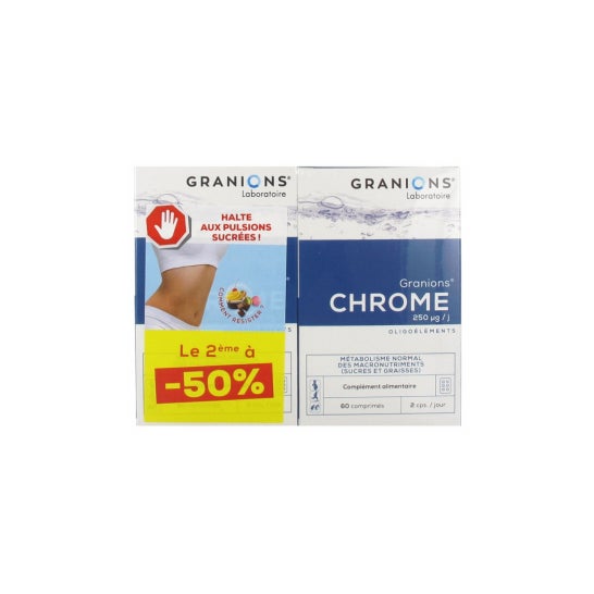 Granions De Chrome 250µg 2x60comp
