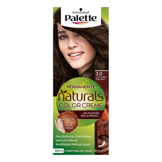Schwarzkopf Palette Natural Tinte 3.0 Castao Oscuro 1ud