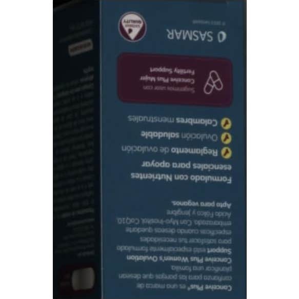 Conceive Plus Soporte De Ovulación 120caps