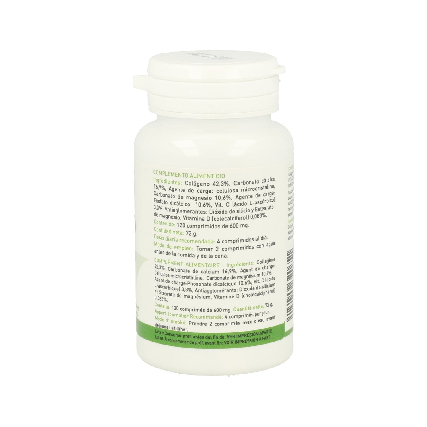 Plantapol Colageno Con Magnesio y Vitamina C y D 120comp